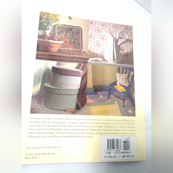 Laura Ashley Decorating With Paper and Paint Guide To Home Decorating Book - Picture 3 of 13